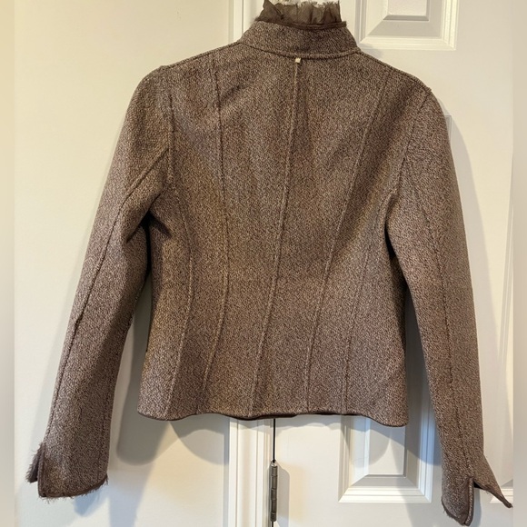 Elie Tahari Erdan Virgin Wool Reversible Jacket - Picture 9 of 16